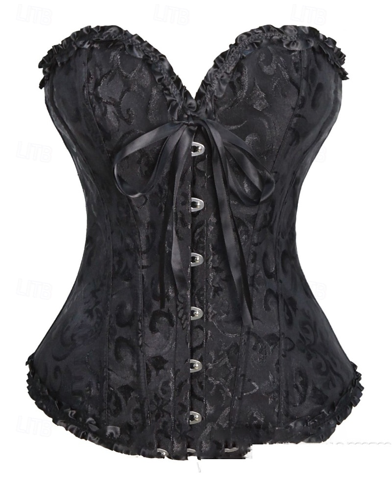 Damen Korsett Shapewear Taillenmieder Formende Unterwäsche Sexy Korsett Sexy Süß Einfarbig Rückenfrei Urlaub Straße Date Ärmellos Korsett Schwarz Weiß Rote Sommer Frühling Herbst Winter Figurbetonter 2026 - $31.99 –P6