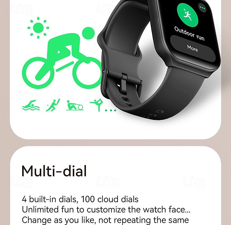 IDW16 Умные часы 1.95 дюймовый Смарт Часы Bluetooth Педометр Напоминание о звонке Фитнес-трекер Совместим с Android iOS Мужчины Длительное время ожидания Хендс-фри звонки Водонепроницаемый IP 67 2025 - $51.99 –P7