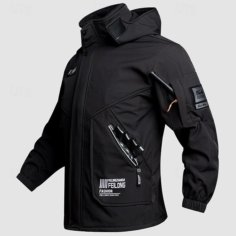 Per uomo Giacca da escursionismo Giacca in Pile Giacca imbottita Set termico Inverno All'aperto Calore Termico Antivento Top Nero Verde Grigio del 2025 a $52.99 –P11