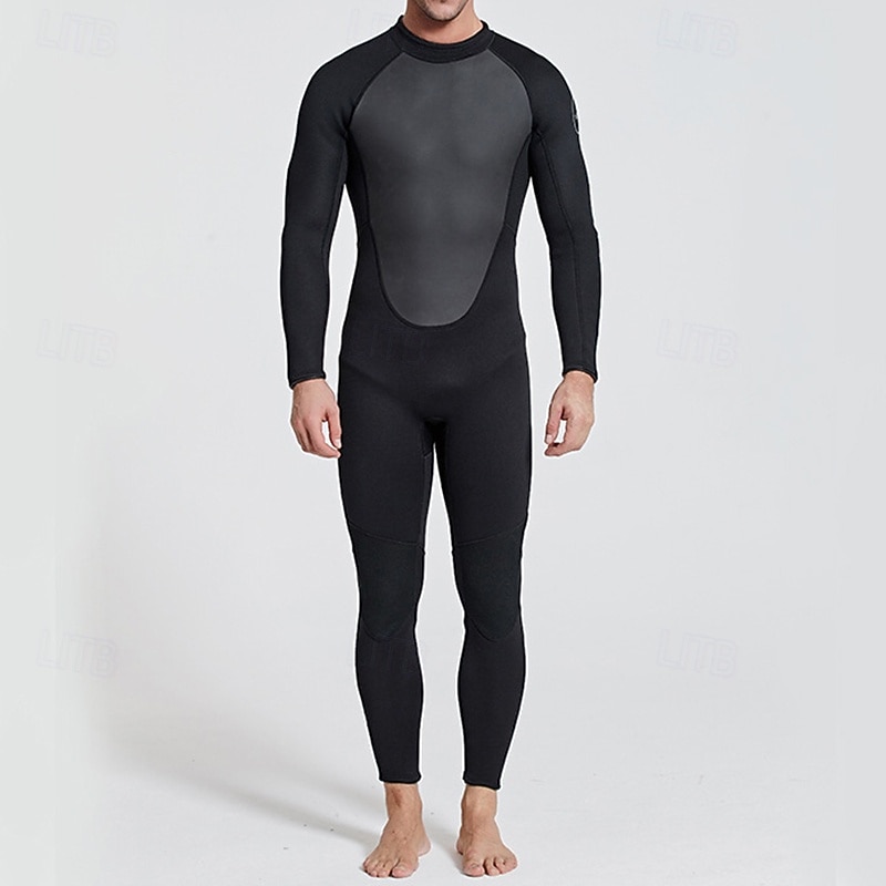 Homme Maillots de bain intégraux Combinaison Fine UPF50+ manche longue Maillot de Bain Fermeture Eclair Dorsale Natation Plongée Surf Plongée en apnée Patchwork Été Printemps Automne de 2025 ? $79.99 –P8