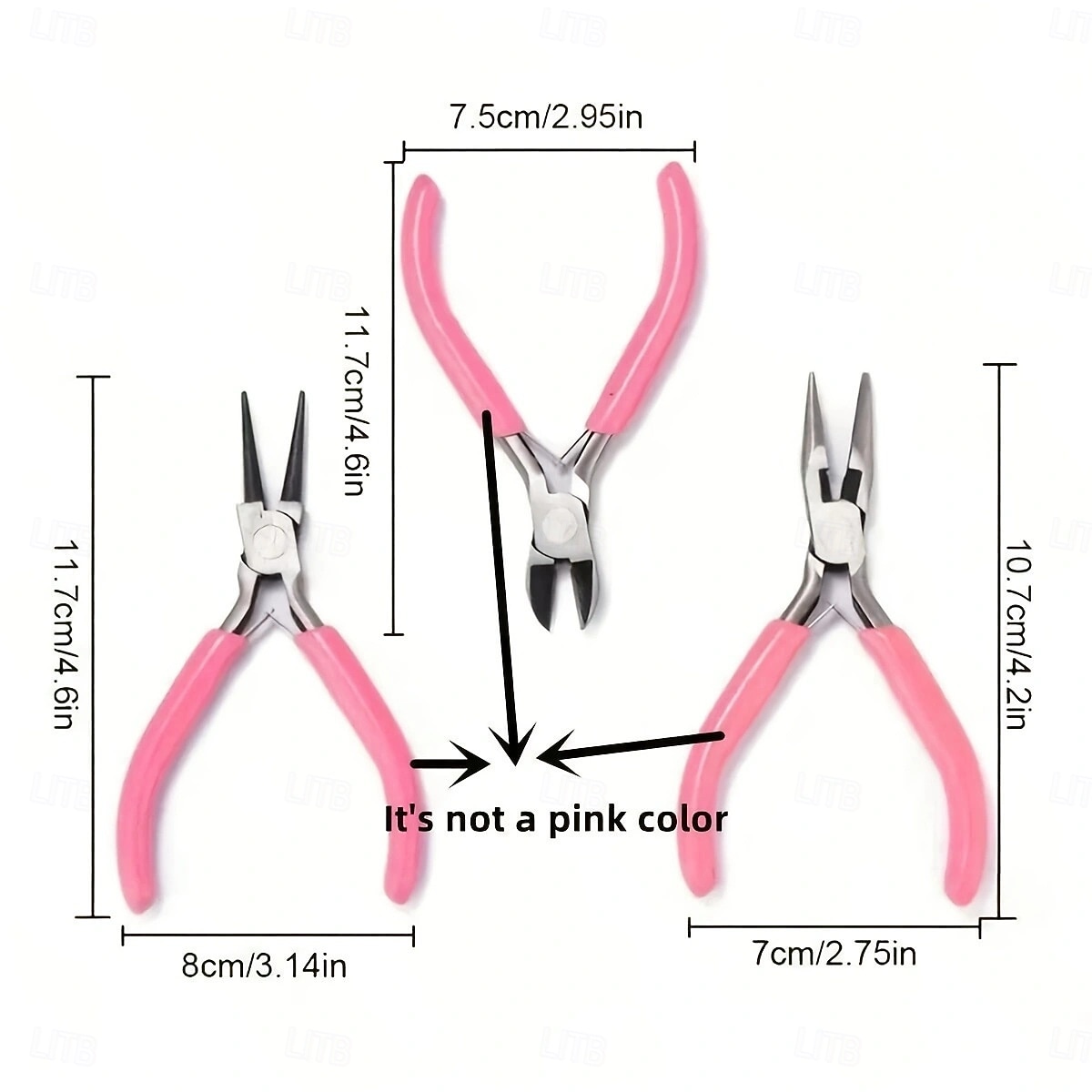 Набор инструментов для изготовления ювелирных изделий из 8 предметов, включая плоскогубцы, набор для самостоятельного ремонта бисера, включающий плоскогубцы с тонкими носами, кусачки, пинцет, ножницы 2026 - $18.99 –P7