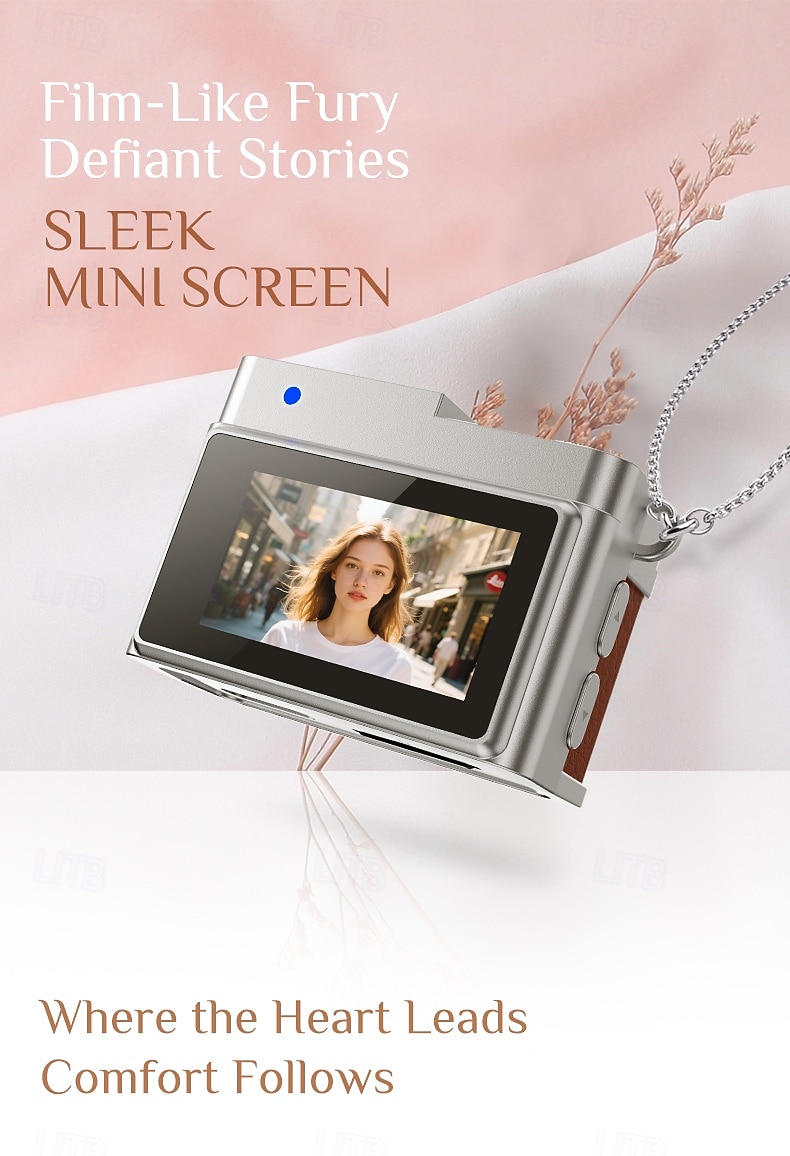 Appareil photo rétro HD 1080p de la taille d'un pouce pour l'enregistrement photo et vidéo portable équipé d'un appareil photo numérique CCD et d'un flash. de 2025 ? $32.99 –P8