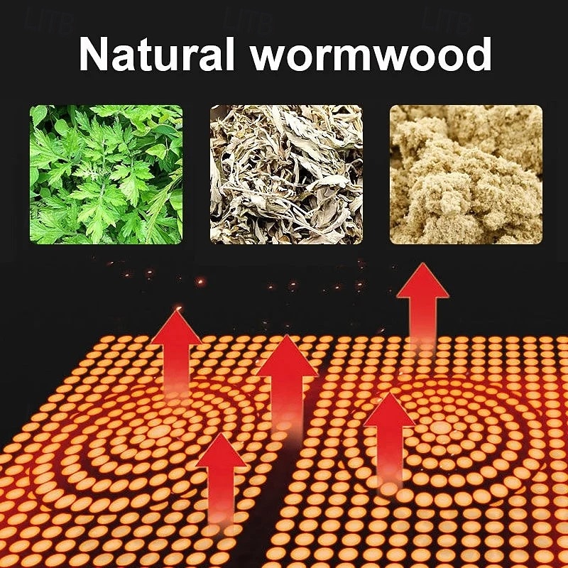 زوج واحد من أكمام الركبة ذاتية التسخين بالضغط على نقاط معينة من التورمالين، وسادات ركبة حرارية مزدوجة الجوانب من نبات الشيح للرجال &دعامة دعم المفاصل الدافئة للنساء لعلاج برودة الساقين وتخفيف آلام 2026 - $10.99 –P14