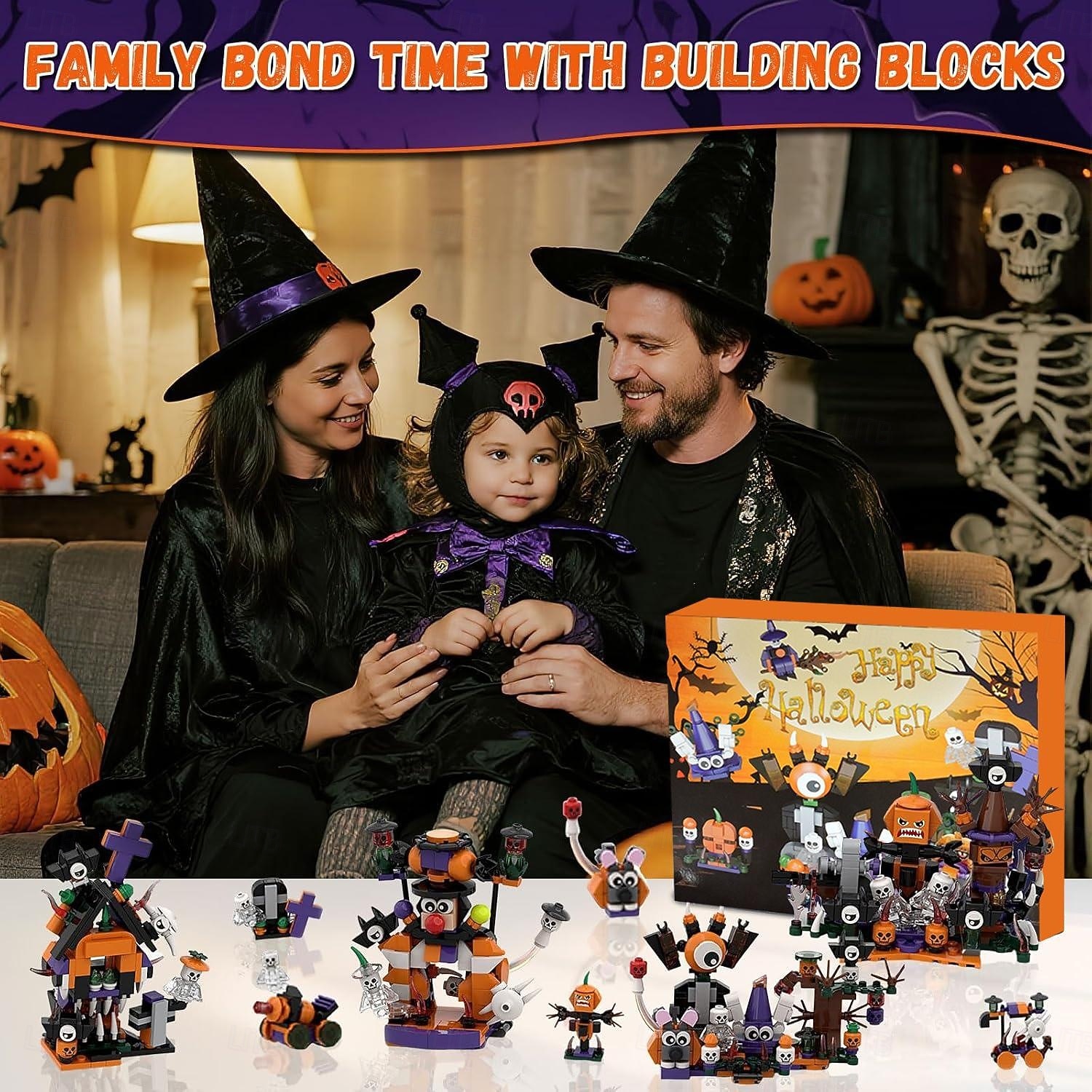 Halloween Advent Calendar 2025 Building Toy Set for Kids Adult Teens, 24 days Halloween Countdown Calendar, Building Blocks Set Surprise Toys Gift 2025 - $29.99 –P5
