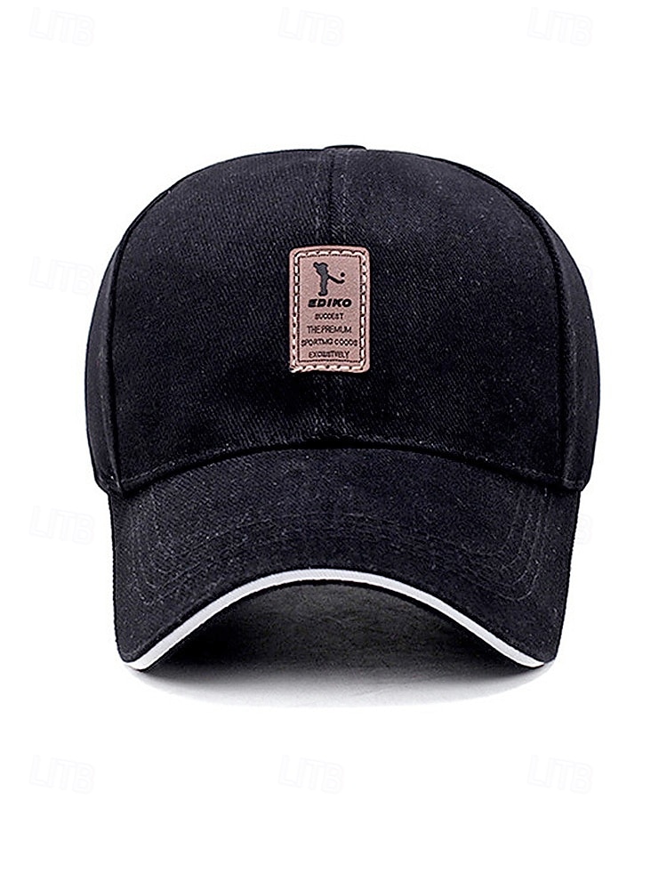 Boné de beisebol masculino de algodão em várias cores, chapéu casual ajustável com design de remendo, presente de Natal para atividades ao ar livre, esportes e festas de 2026 por $11.99 –P5