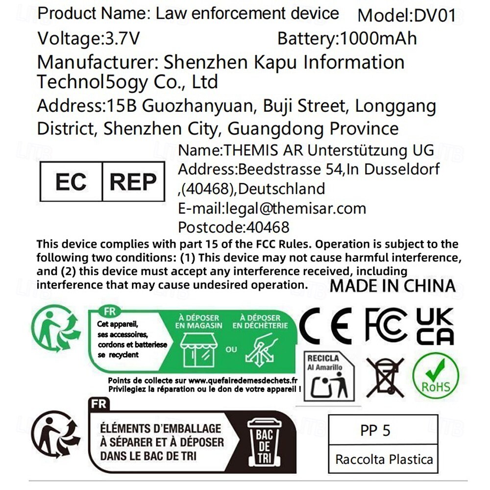 DV-01 Action Camera Portable Recording Image and Video Function Mini WIFI Control 1.6 inch 48MP 1080p 128 GB Street 2025 - $42.99 –P20