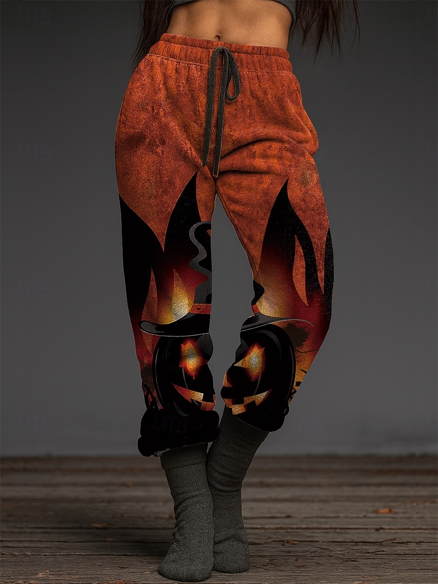 Pantaloni skinny pentru femei Vacanță Vintage Modă Lungime completă Talie înaltă Cordon Pachet Elastic Elastic Stretchy Formal Vacanță Stradă Gri închis Gri deschis Portocaliu Vară Primăvară Toamnă 2026 - $31.99 –P3