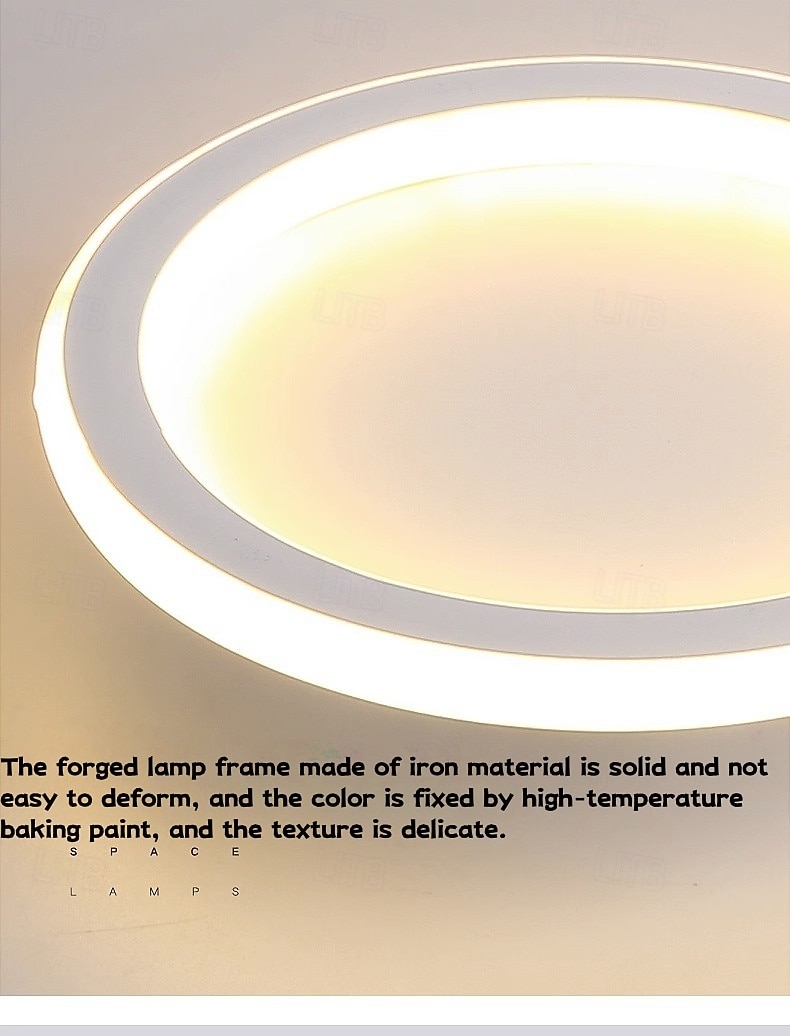 23 cm Circle / Round Design Geometric Shapes Ceiling Lights Acrylic Acrylic Modern 110-120V 220-240V 2025 - $43.99 –P2