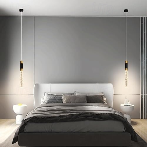 светодиодный подвесной светильник с регулируемой яркостью 34 см, хрустальный современный кухонный островной светильник, регулируемое подвесное освещение для кухонного острова, светодиодная люстра из 2026 - $86.99 –P11