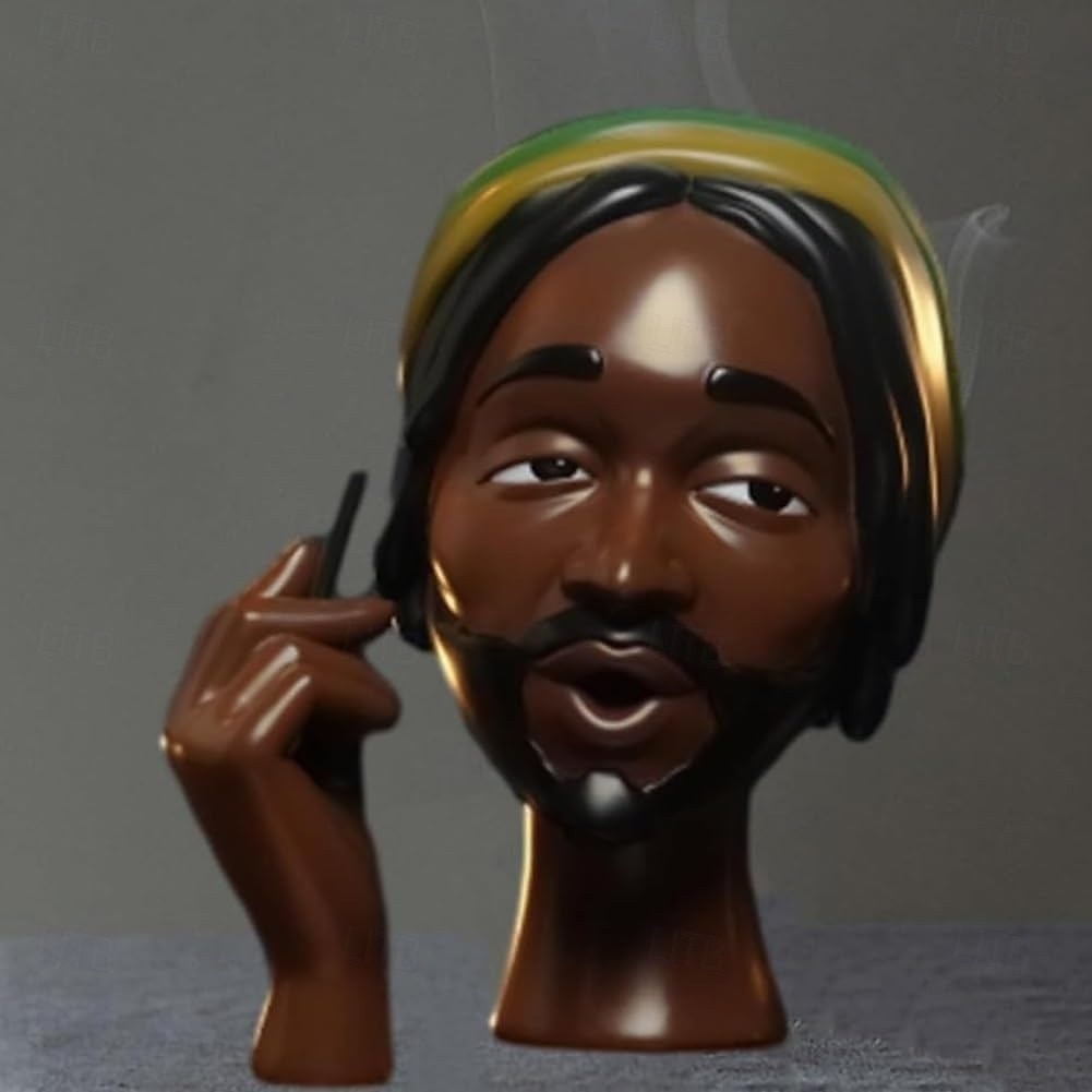 huvud rökelse brännare svart kvinna, svart dam huvud doft brännare svart kvinnor huvud, huvud rökelse brännare svart kvinna, huvudet rökelse hållare för olika miljöer 2025 - $28.99 –P16