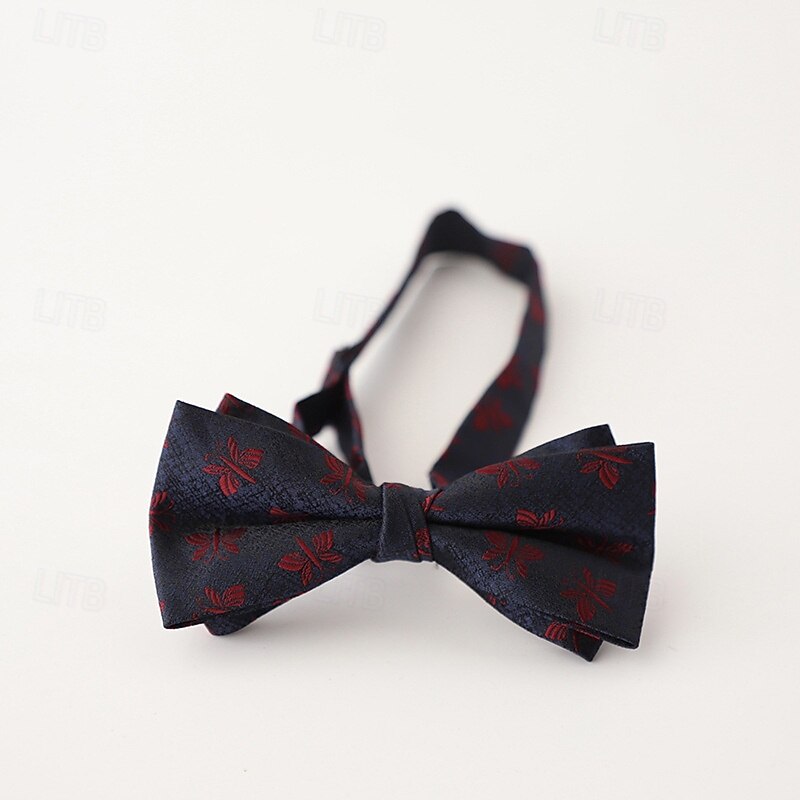 2026年 男性用 蝶ネクタイ 現代コンテンポラリー リボン グラフィック ウェディングパーティー デイリーウェア  コレクション – $5.49 –P6