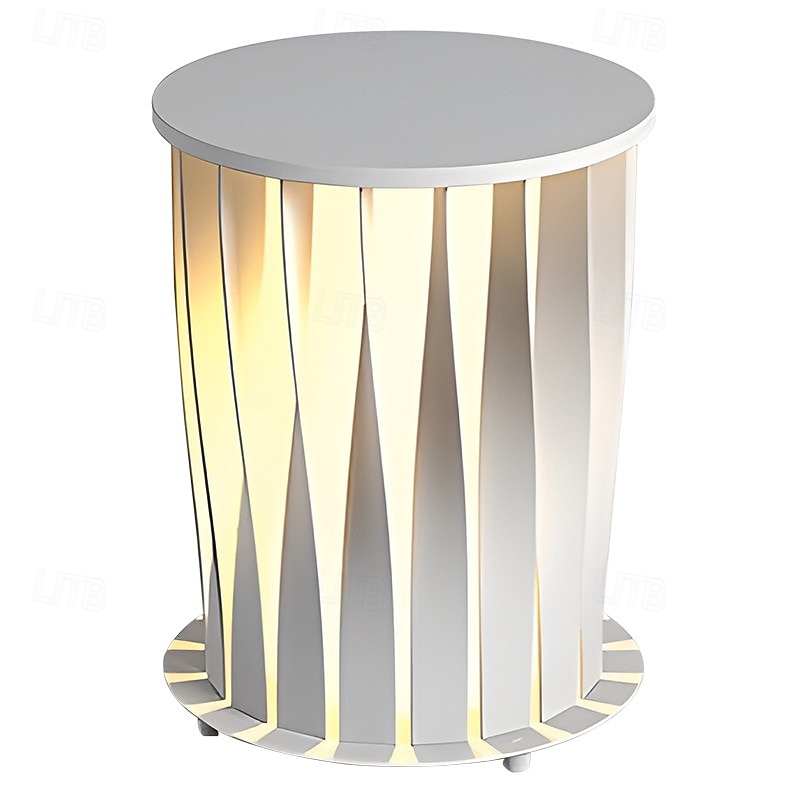 Lanterne métallique torsadée à LED, imperméable, blanche, moderne, éclairage de pelouse de 2026 ? $282.99 –P7