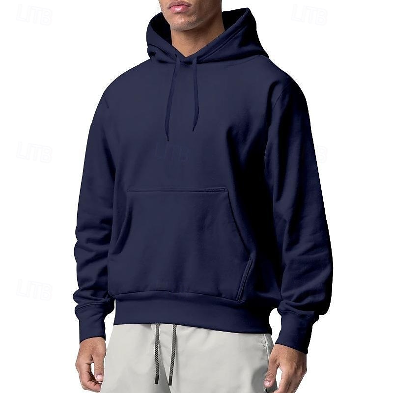 Per uomo Felpa con cappuccio Felpa con cappuccio in pile Felpa con cappuccio foderata in pile Aalbicocca Nero Bianco Giallo Rosa Con Cappuccio Semplice Sport & Outdoor Casuale Quotidiano Streetwear del 2025 a $17.99 –P4