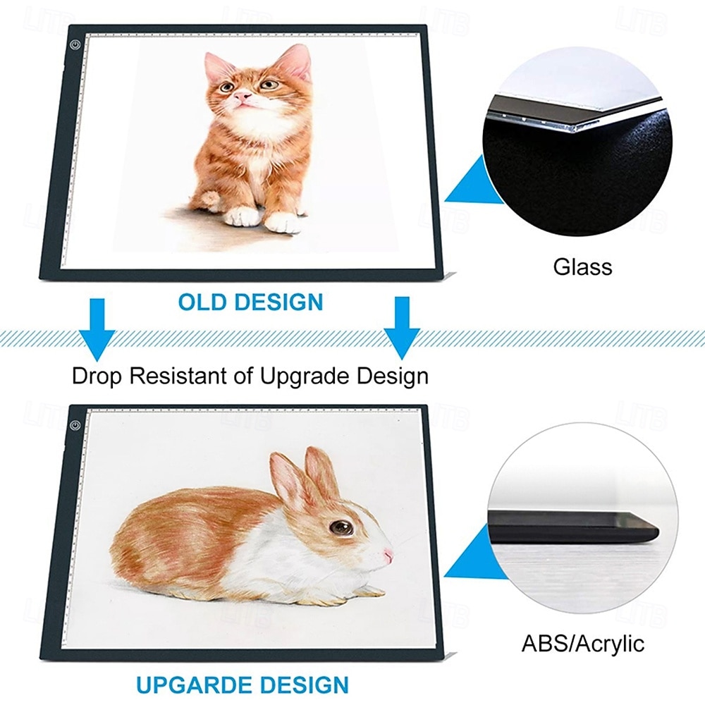 A3 A4 A5 Tracing LED Copy Board Stepless Adjustable Brightness Ultra-Thin USB Power Artcraft LED Trace Light Pad Diamond Painting Board also for X-ray Film Viewer 2025 - $19.99 –P5