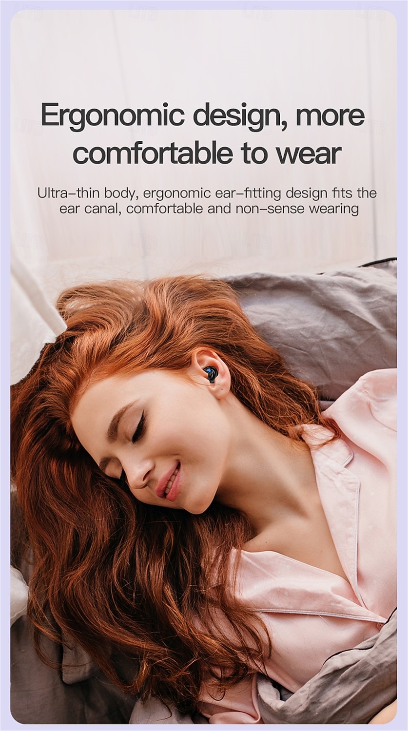 LY9 TWS True auriculares inalámbricos En el oido Bluetooth5.0 Deportes Estéreo Sonido envolvente para Apple Samsung Huawei Xiaomi MI Entrenamiento de gimnasio Esquí Camping / Senderismo Oficina de 2025 - $16.99 –P10