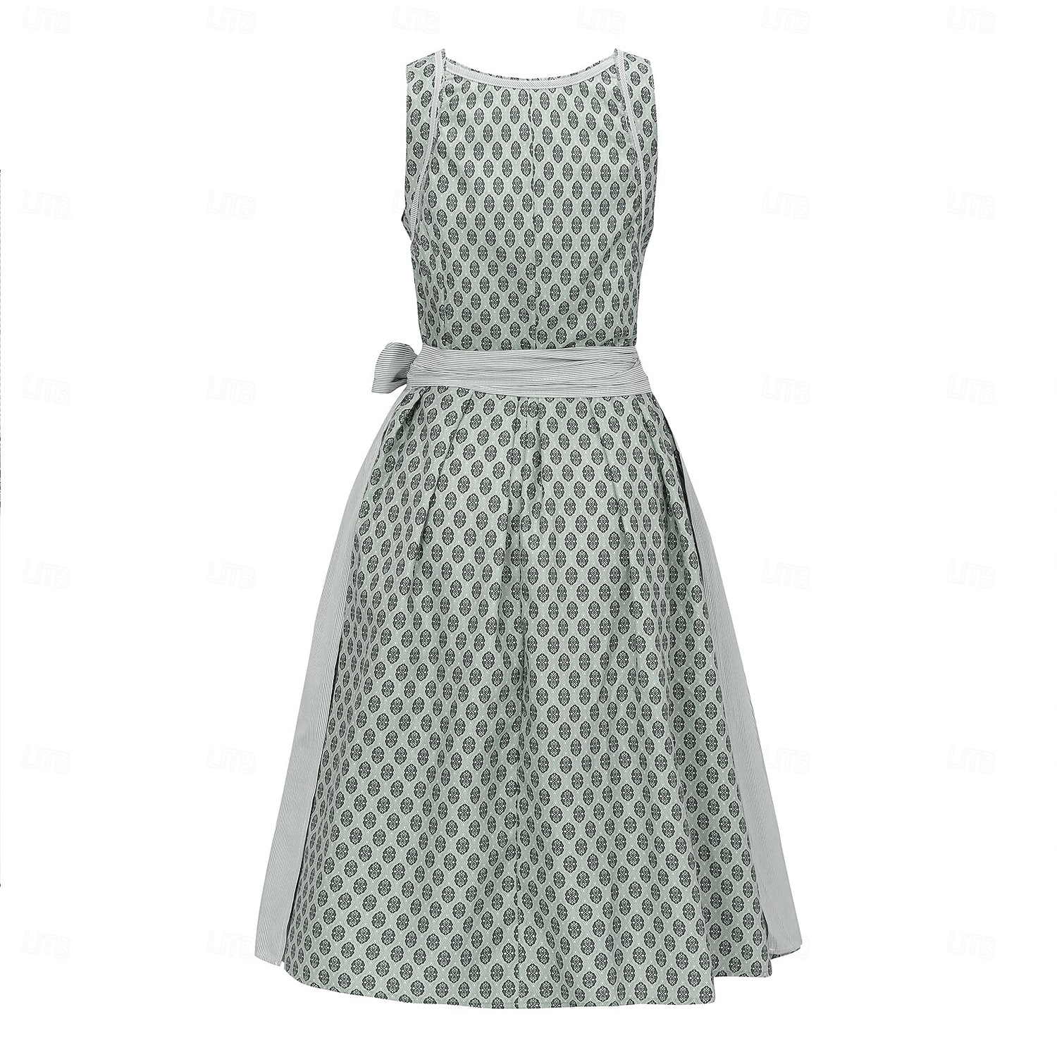 Oktoberfest Dress Dirndl Trachtenkleider Midi Length Maid Bavarian German Wiesn Women's Traditional Style Cloth Without Blouse (75CM) 2026 - $77.99 –P2