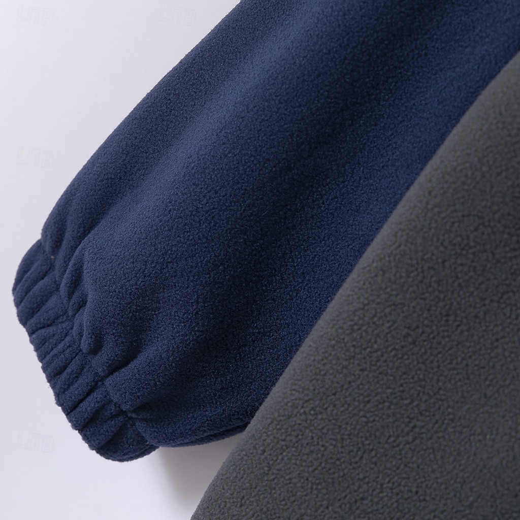 Hombre Sudadera con capucha y cremallera Sudadera con capucha y cremallera de un cuarto Táctico Verde Ejército Azul Marino Cuello Mao Plano Cremallera Bolsillo Bloque de Color Táctico Deporte Diario 2025 - $27.99 –P5