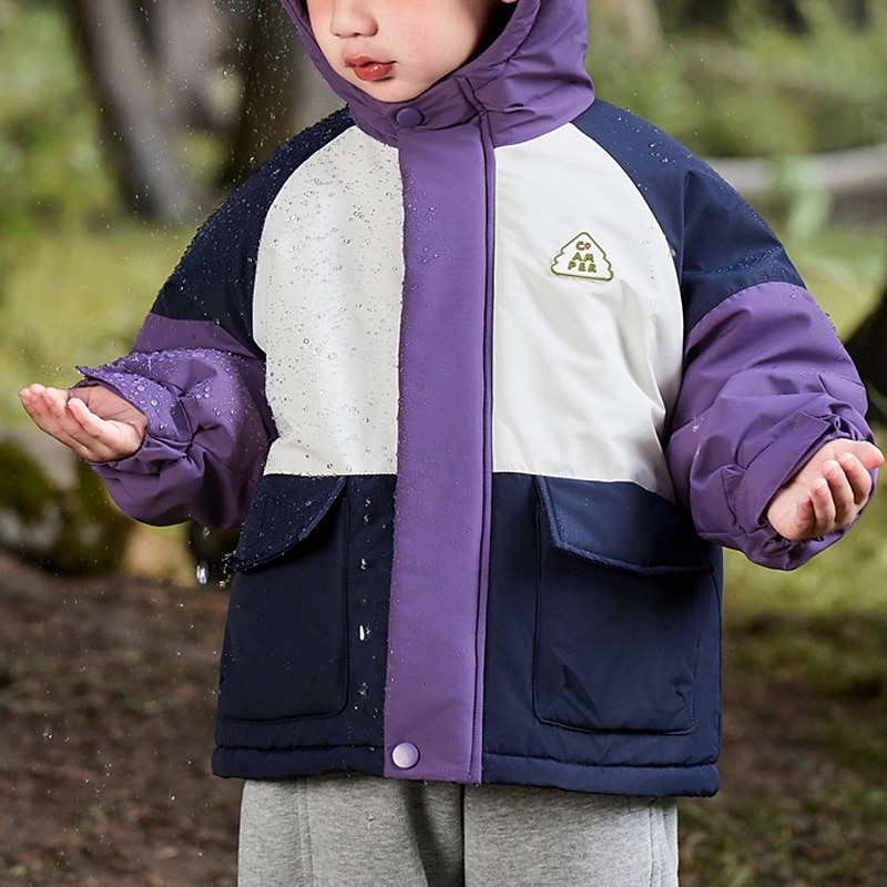 Infantil Para Meninos Jaqueta de Trilha Jaqueta para atividades ao ar livre agasalhos Bloco de cor Manga Longa Zíper Bolsos Comfort IMPERMEÁVEL A prova de Vento Casaco Ao ar livre Moda Diário Verde de 2025 por $70.99 –P8