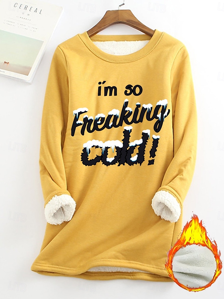 نسائي كنزة صوفية الرسم أحرف دافئ كاجوال أجعد كم طويل رقبة عالية مدورة قمصان عادية شارع فضفاض أسود أصفر وردي بلاشيهغ زهري غامق أحمر الخريف الشتاء 2025 - $25.99 –P3