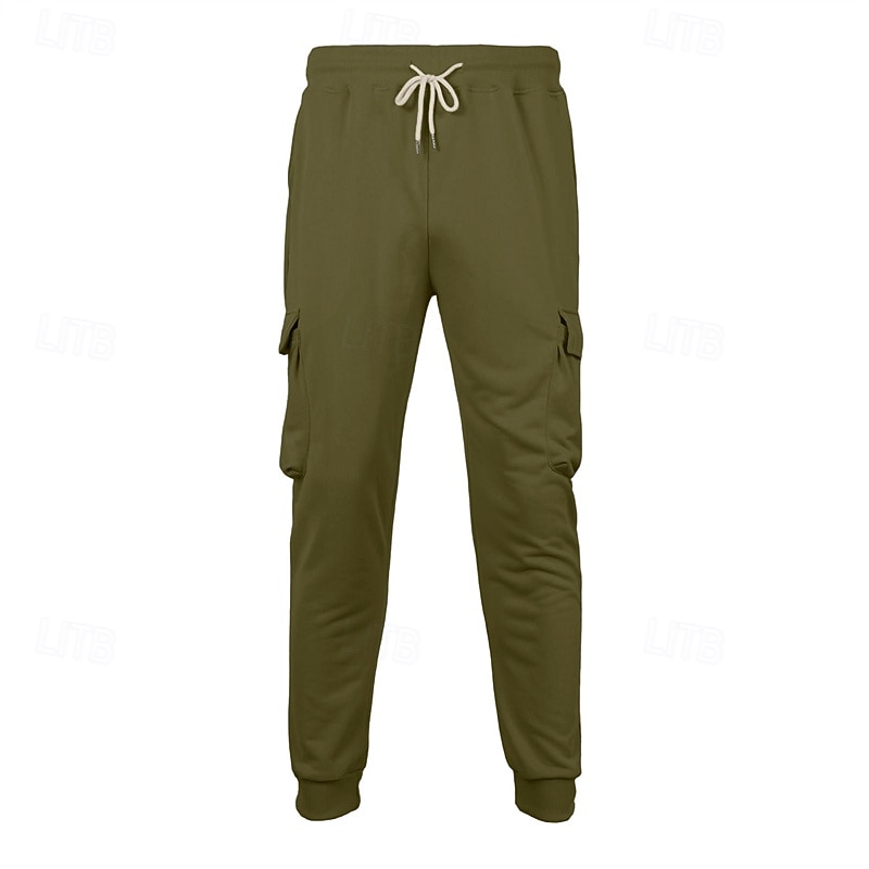 Per uomo Pantaloni da Tuta Cargo Pantaloni da tuta Joggers Pantaloni Coulisse Tasca Elastico in vita Semplice Comodità Quotidiano Sport all'Aperto Moda Casual Rosa Rosso Micro-elastico del 2026 a $20.99 –P14