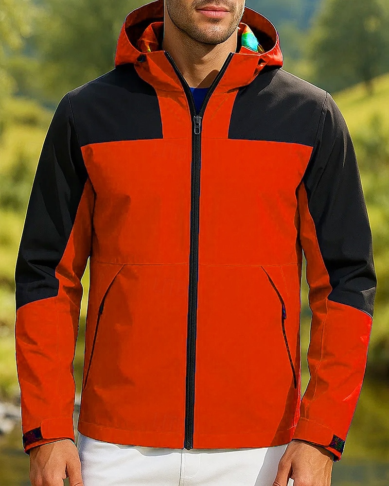 Hombre Cortavientos Chaqueta Chaqueta Softshell Chaqueta para senderismo Al aire libre Impermeable Resistente al Viento Trajes de senderismo Ropa de senderismo Primavera Otoño Camiseta Pesca Camping 2025 - $26.99 –P6
