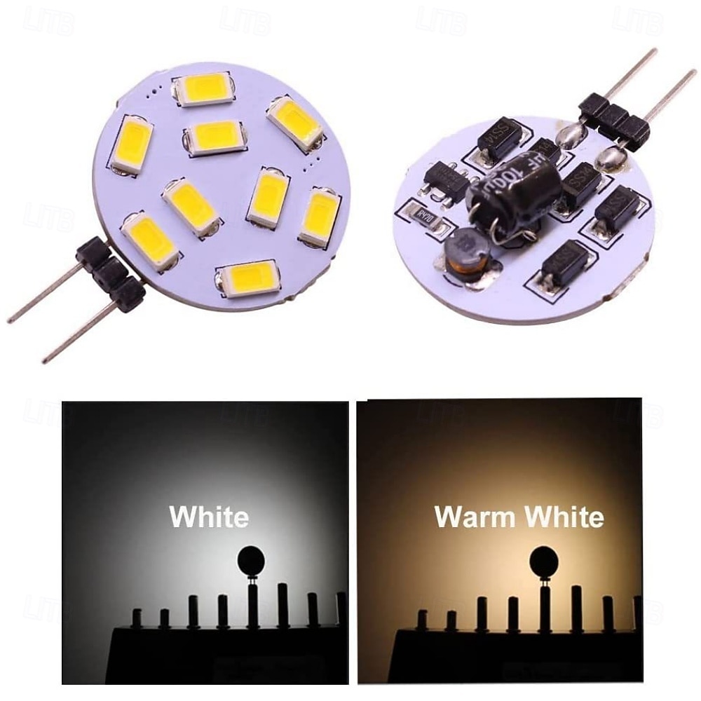 G4 led schijflamp 2W AC DC 12V 24V onder kast puck lampen G4 led t3 20W halogeen jc lamp vervanging 10 stuks 2026 - $32.99 –P3