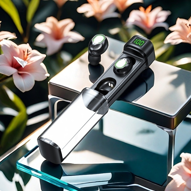 QB60 Zestaw słuchawkowy do prowadzenia telefonu bez użycia rąk Douszny Bluetooth 5.3 Głęboki bas Automatyczne parowanie na Apple Samsung Huawei Xiaomi MI Trening w siłowni Kemping i turystyka Trekking 2025 - $16.99 –P8