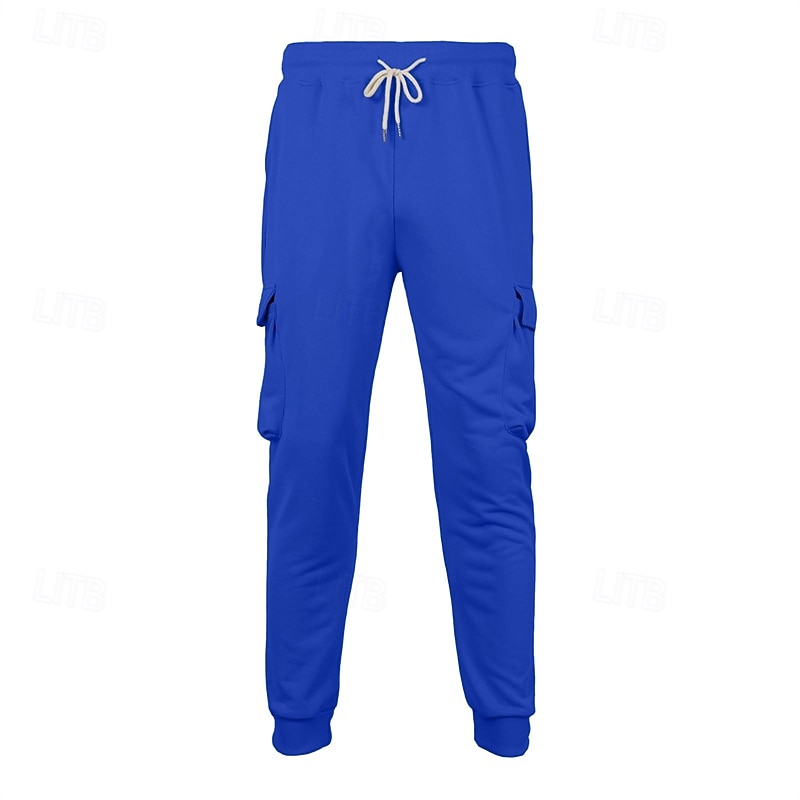 Per uomo Pantaloni da Tuta Cargo Pantaloni da tuta Joggers Pantaloni Coulisse Tasca Elastico in vita Semplice Comodità Quotidiano Sport all'Aperto Moda Casual Rosa Rosso Micro-elastico del 2026 a $20.99 –P11