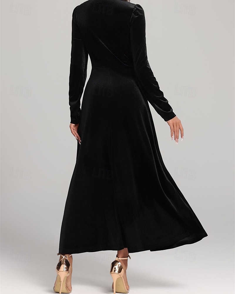 casual black winter dress Casual Black dress, Black dresses for women, little Black dress, long sleeve dress, winter minimalist dress, wide belt OLIVIA dress