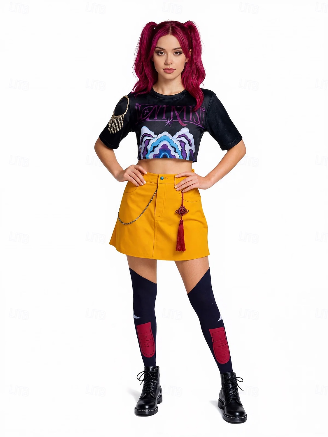Lovci démonů z K-Popu Mira Romantika Saja Boys Cosplay kostým Halloween skupinové kostýmy pro páry Krásné šaty Huntrix Filmové kostýmy for Pro páry Pánské Dámské Dospělé předvečer Všech svatých 2025 - $67.99 –P8