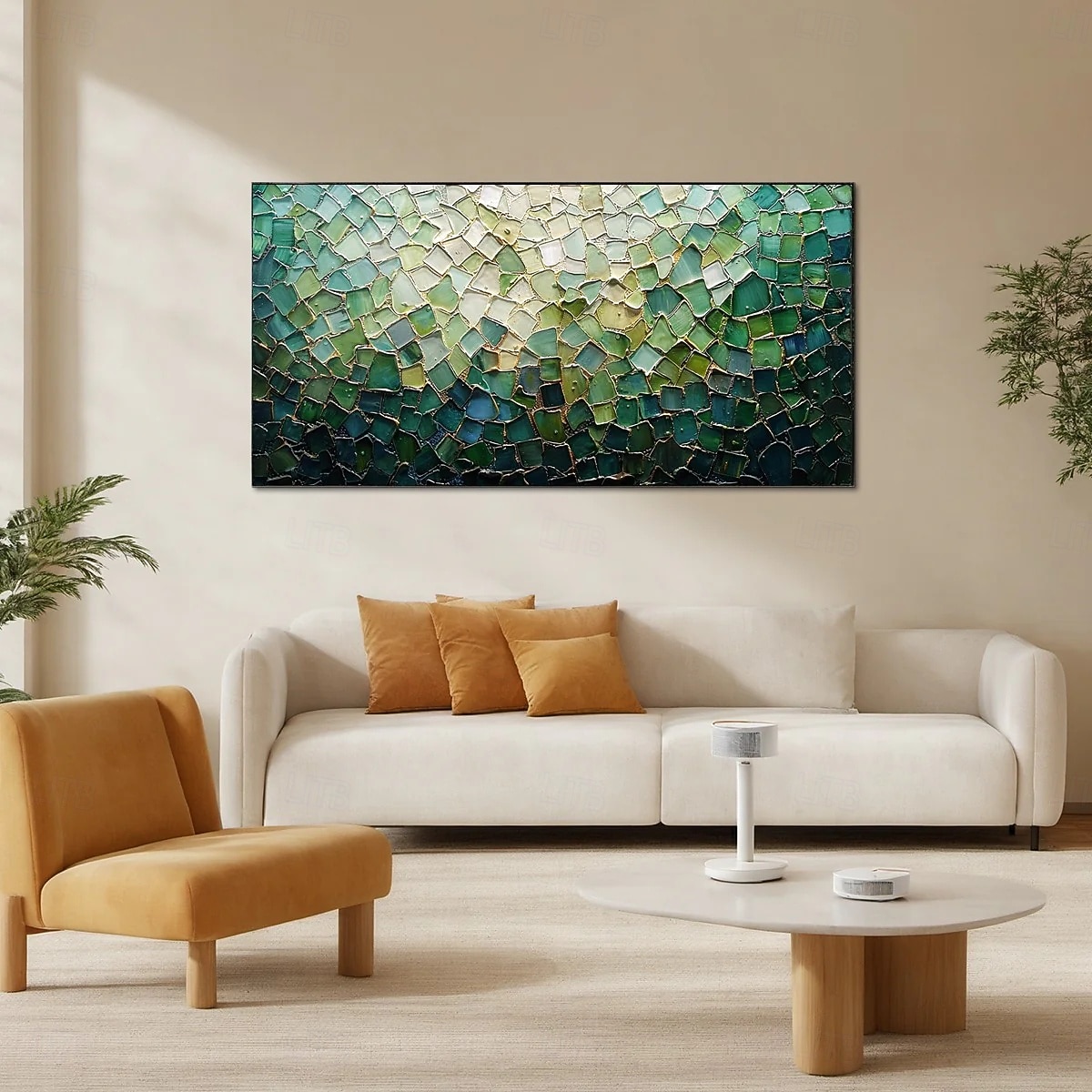 Hang-pictate pictură în ulei Pictat manual Vertical Peisaj Floral / Botanic Modern Fără a cadru interior 2026 - $61.99 –P6