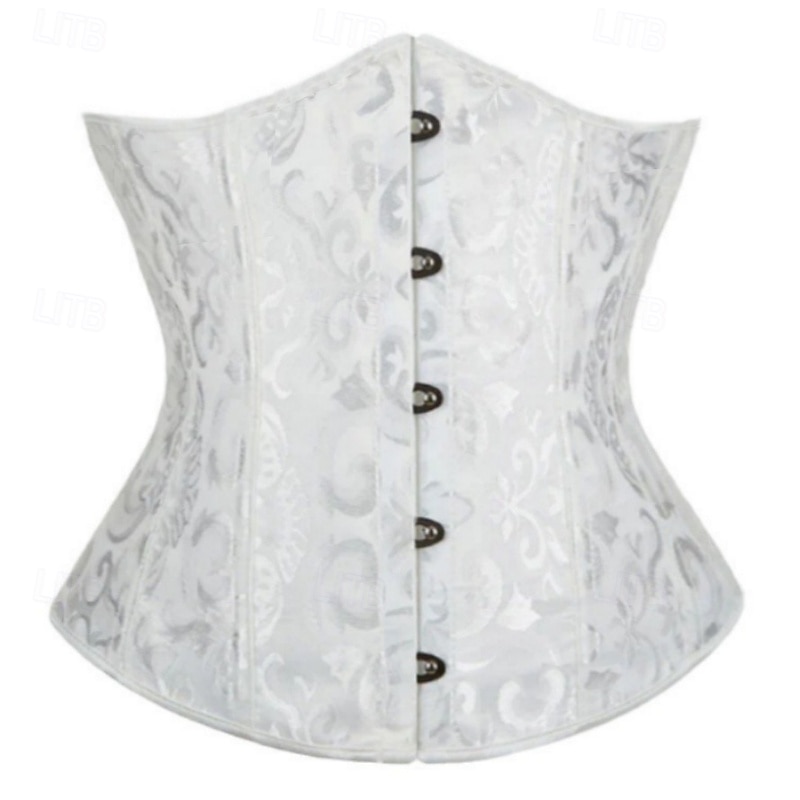 Women's Corset Shapewear Waist Cincher Shapewear Sexy Corset Sexy Sweet Pure Color Backless Vacation Street Date Sleeveless Corset Black White Spring Fall Tailored Fit 2025 - $27.99 –P2