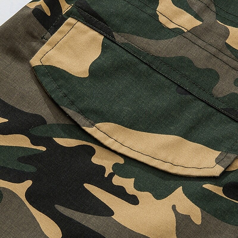 Men's Lightweight Jacket Cargo Jacket Casual Jacket Vacation Daily Wearproof Pocket Spring Fall Camouflage Fashion Classic Stand Collar Regular Black Army Green Dark Blue Jacket 2026 - $67.99 –P5