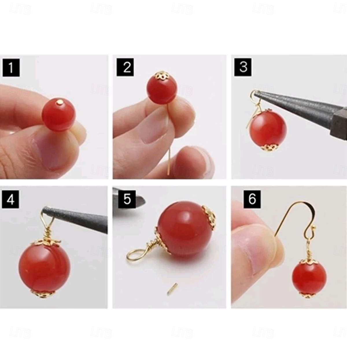 Набор инструментов для изготовления ювелирных изделий из 8 предметов, включая плоскогубцы, набор для самостоятельного ремонта бисера, включающий плоскогубцы с тонкими носами, кусачки, пинцет, ножницы 2026 - $18.99 –P4