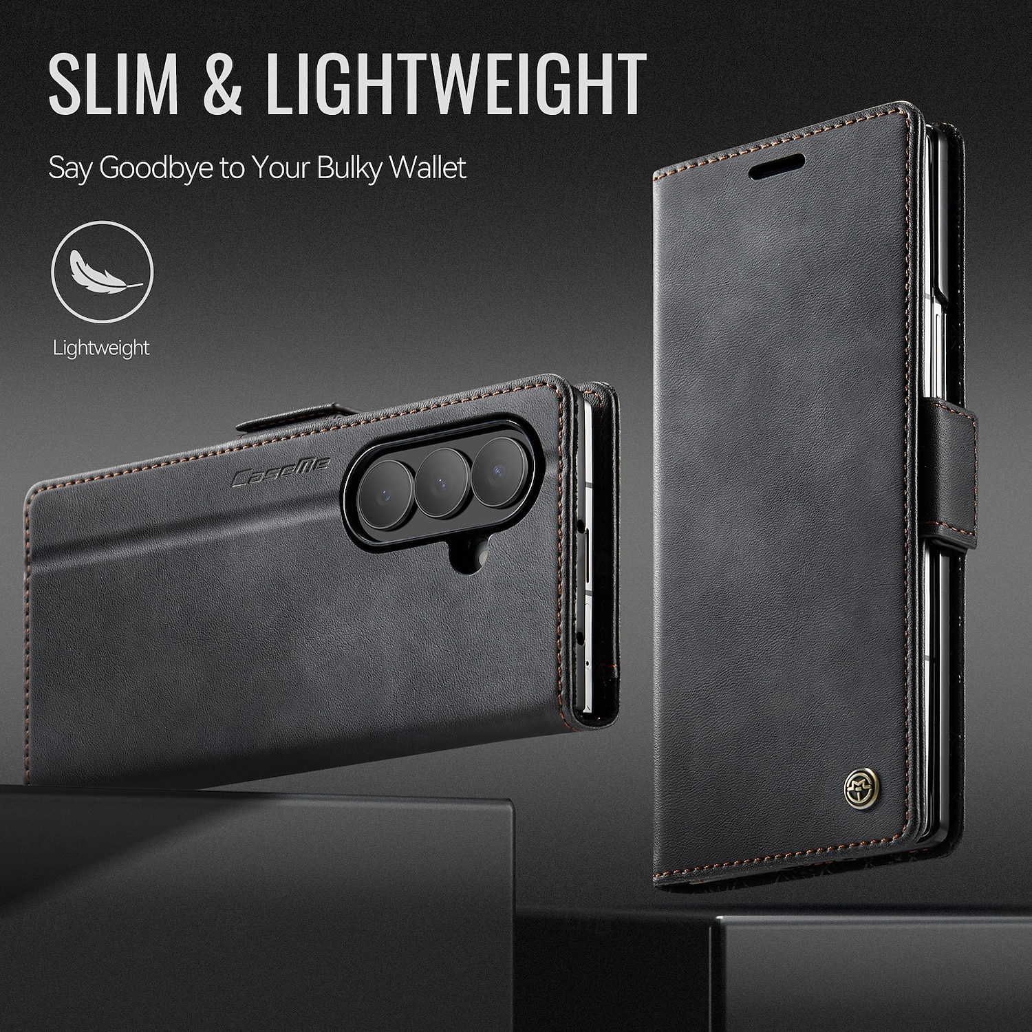 Phone Case For Samsung Galaxy Z Fold 7 Magnetic Adsorption Wallet Case Magnetic Full Body Protective Kickstand TPU PU Leather 2025 - $13.99 –P7