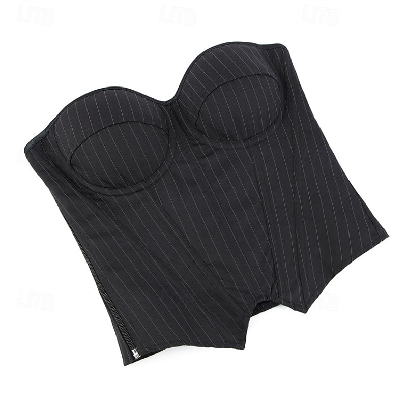 Жен. Корсет Корректирующее белье Утягивающее белье Корректирующее белье Сексуальный корсет На каждый день Полоса Неровная кромка Открытая спина Отпуск Для улицы Свидание Без рукавов холодный прием 2026 - $36.99 –P12