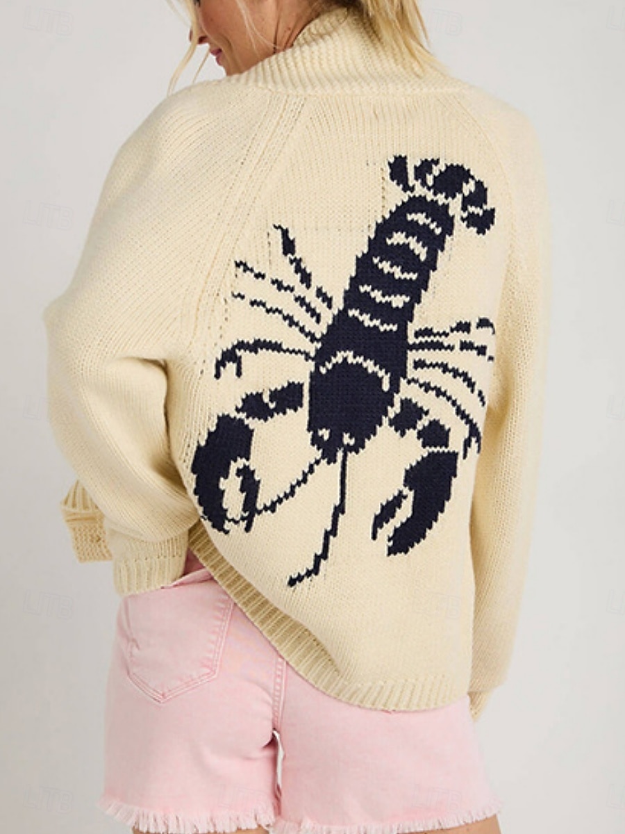 Γυναικεία Πουλόβερ Καθημερινό Μαλακή Ζώο Κοτλέ Κολάρο Πουκαμίσου Κουμπιά Πλεκτό Μακρυμάνικο Κανονικά μπλουζάκια Πλέκω ΕΞΩΤΕΡΙΚΟΥ ΧΩΡΟΥ Καθημερινά Σαββατοκύριακο Ρουμπίνι Βαθυγάλαζο Φθινόπωρο Χειμώνας 2025 - $39.99 –P8