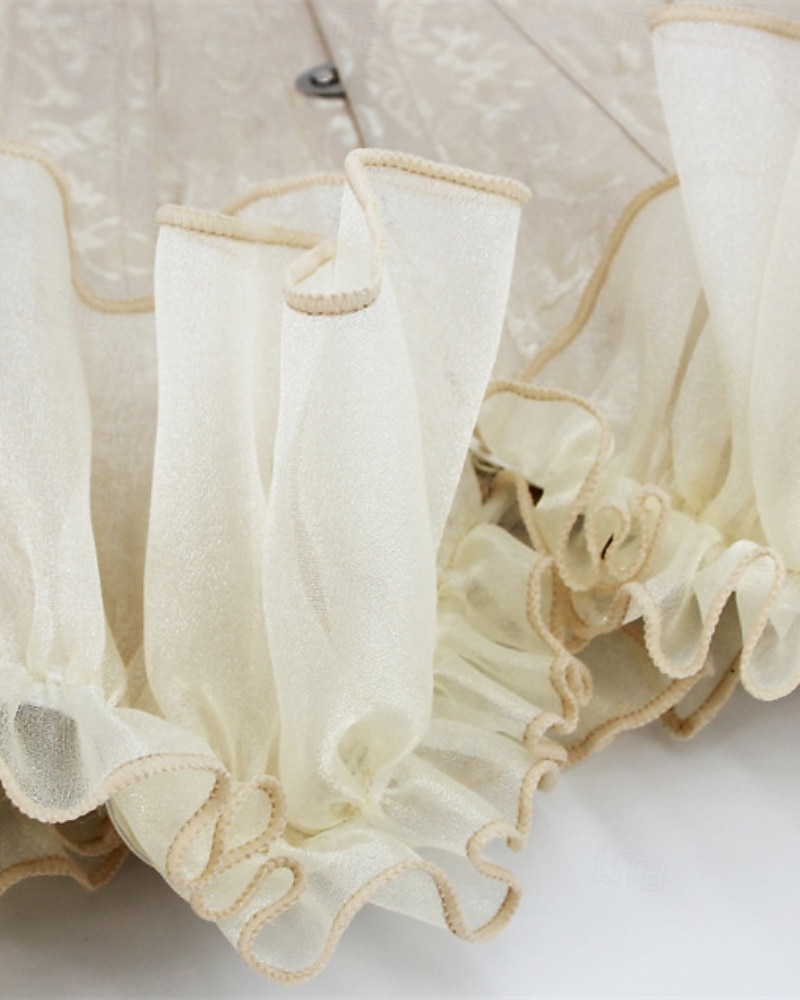 Γυναικεία Κορσέδες Shapewear Μέσης Cincher Διαμορφωτικός Ρουχισμός Σέξι κορσέ Σέξι Γλυκός Μονόχρωμες Σουρωτά Εξώπλατο Διακοπές Δρόμος Ημερομηνία Αμάνικο Κορσές Μαύρο Λευκό Μπεζ Άνοιξη Φθινόπωρο 2025 - $35.99 –P18