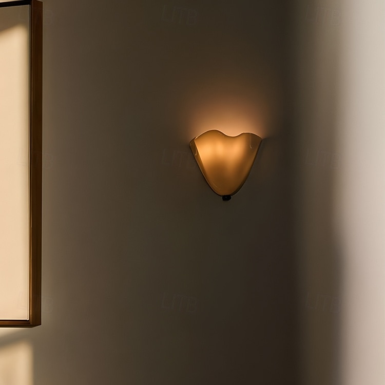 Flower Wall Lamp French Retro Wabi-Sabi Style Stained Glass Art Living Room Bedside Lamp Wall Lamp E14*2 110-240V 2026 - $232.29 –P1