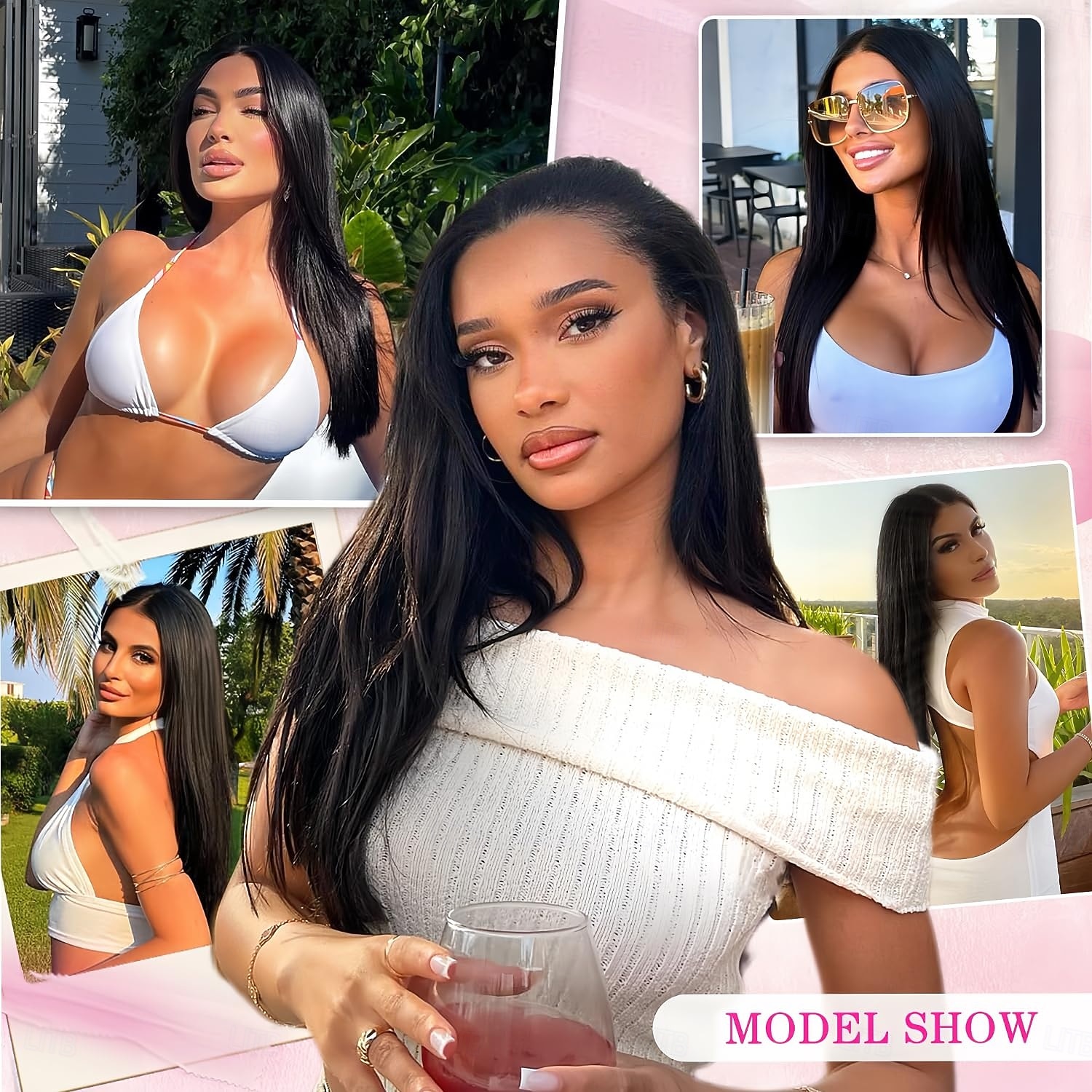 Wear and Go Glueless Wigs Human Hair Pre Plucked Pre Cut 4x4 Straight Lace Front Wigs Human Hair Wigs for Women No Glue Hd Lace Front Closure Ready to Wear Wigs 180% Density 2026 - $107.99 –P1