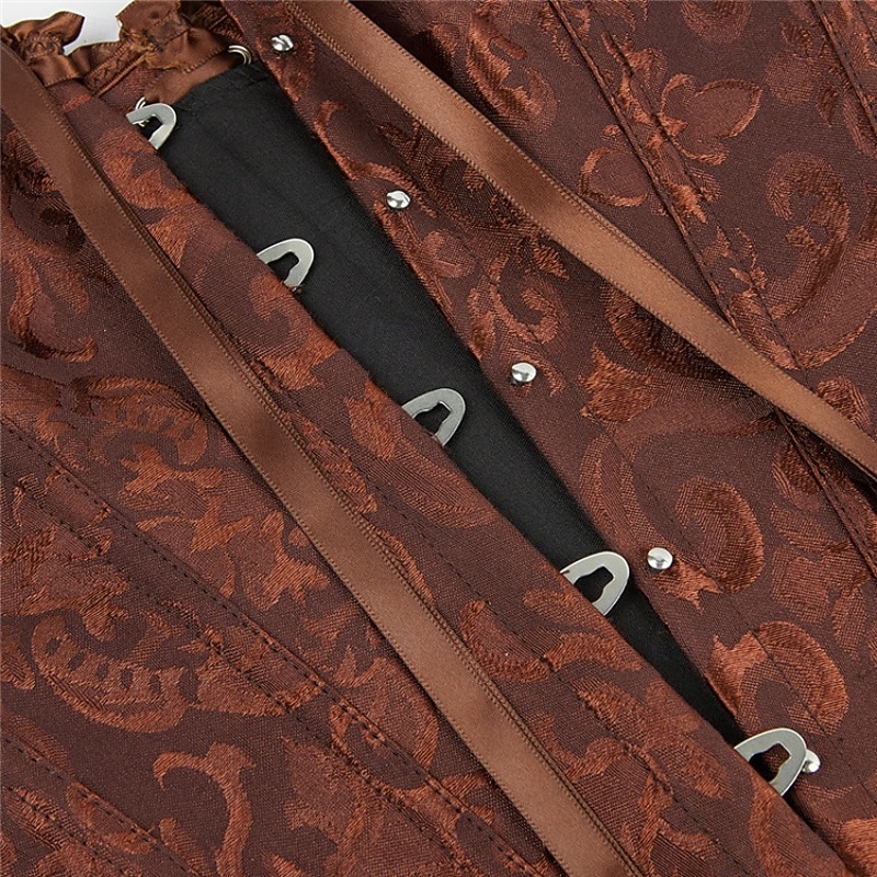 Femmes Corset Shapewear Serre-taille Gaine Sculptante Corset sexy Sexy Doux Fleuri Dos nu Vacances Soirée Rue Sans manches Corset Rose Claire Marron Bleu de minuit Printemps Automne Coupe sur mesure de 2026 ? $32.99 –P14