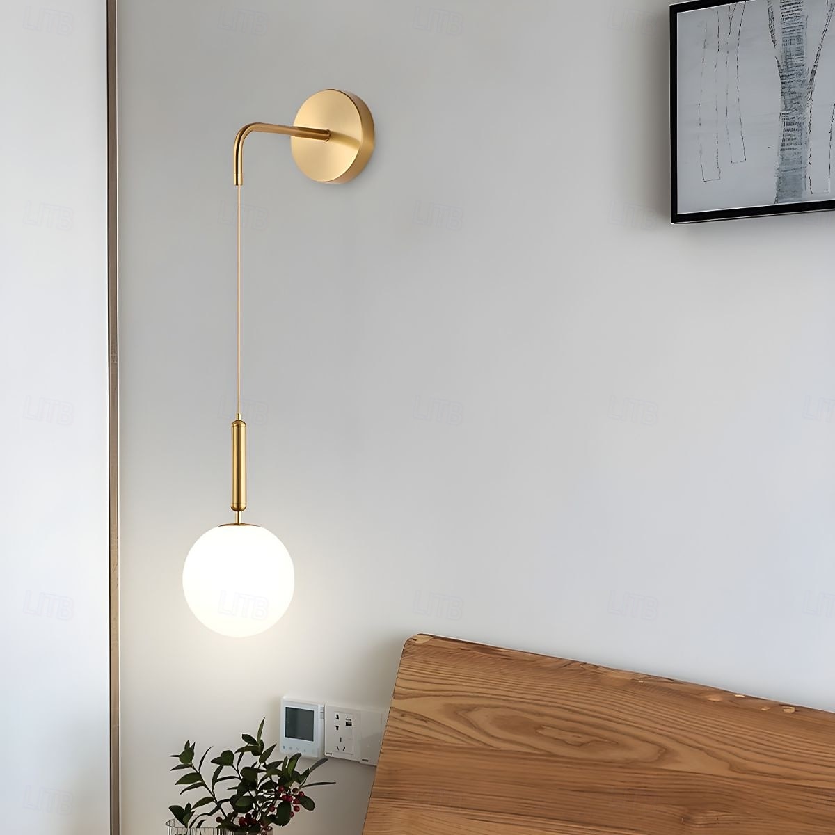 Aplice LED în stil nordic, aplice de perete pentru living, dormitor, aplice din aluminiu, becul 110-240v nu este inclus 2025 - $74.99 –P3