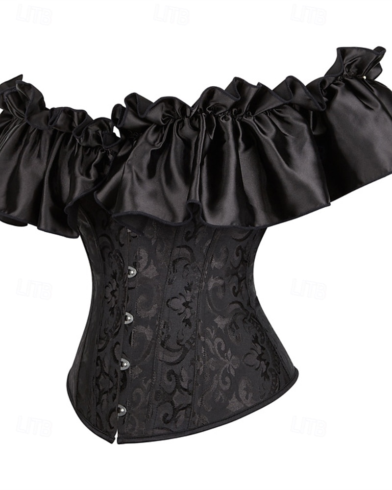 Γυναικεία Κορσέδες Shapewear Μέσης Cincher Διαμορφωτικός Ρουχισμός Σέξι κορσέ Σέξι Γλυκός Μονόχρωμες Σουρωτά Εξώπλατο Διακοπές Δρόμος Ημερομηνία Αμάνικο Κορσές Μαύρο Λευκό Μπεζ Άνοιξη Φθινόπωρο 2025 - $35.99 –P2