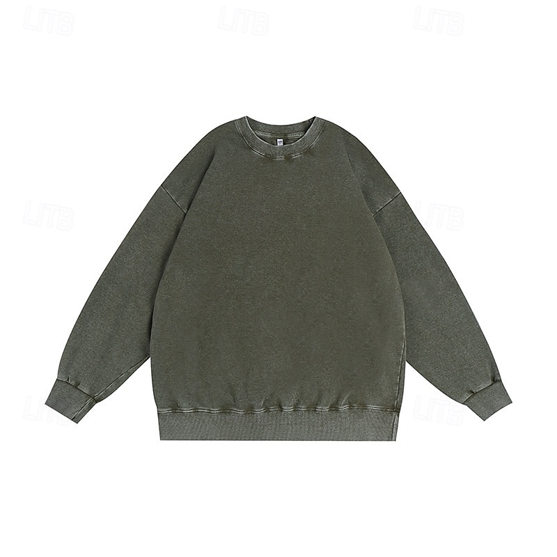 Męskie Bluza dresowa Zjechać na pobocze Bluza z kapturem w trudnej sytuacji Morelowy Czarny Rumiany róż Zieleń wojskowa Kawowy Półgolf Równina Codzienny Święto Wyjściowe Zabytkowe Retro Jesień Zima 2026 - $37.99 –P13