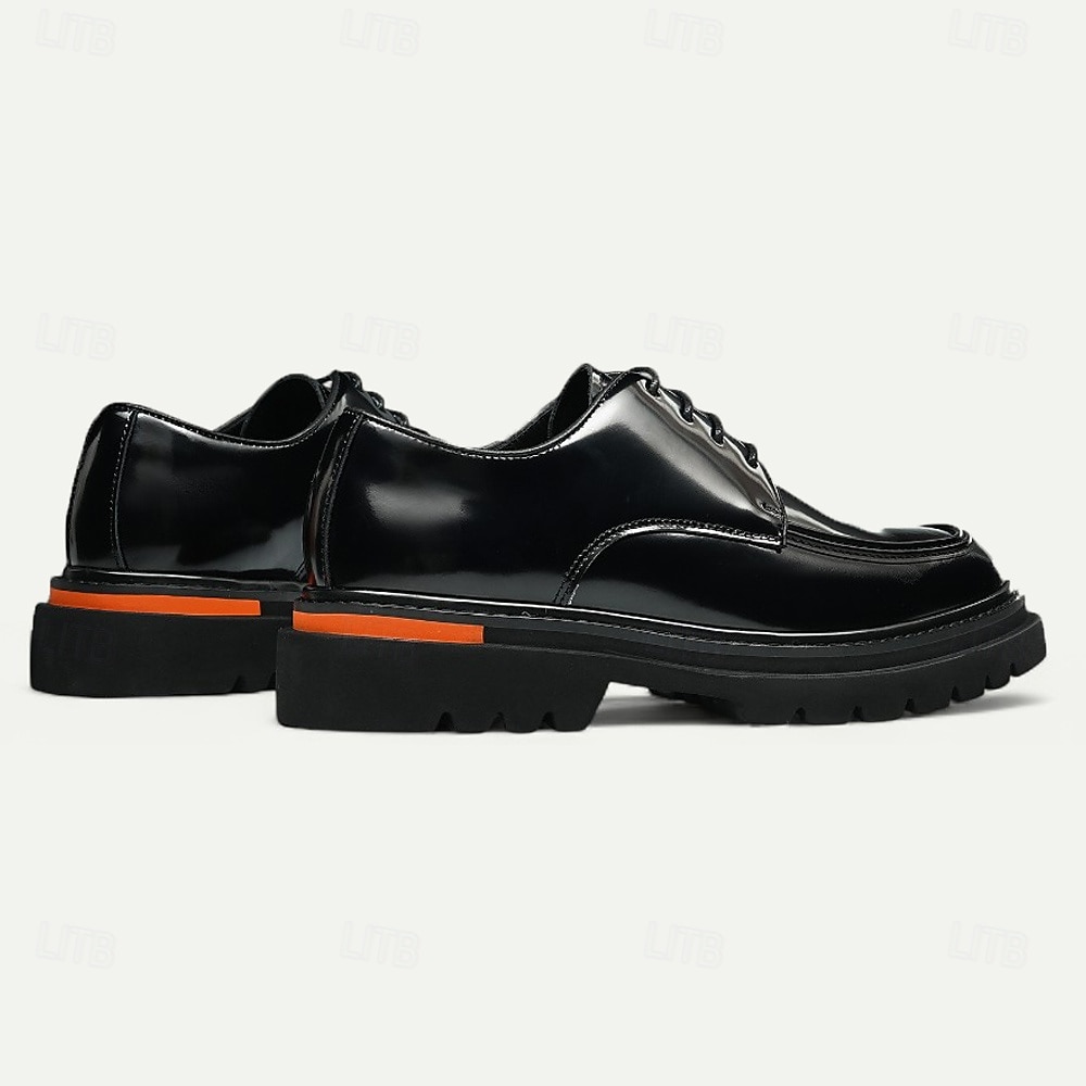 Men's Brown Genuine Leather Lace-Up Oxford Shoes – Classic Formal Dress Shoes for Business, Office and Evening Events 2026 - $119.99 –P18