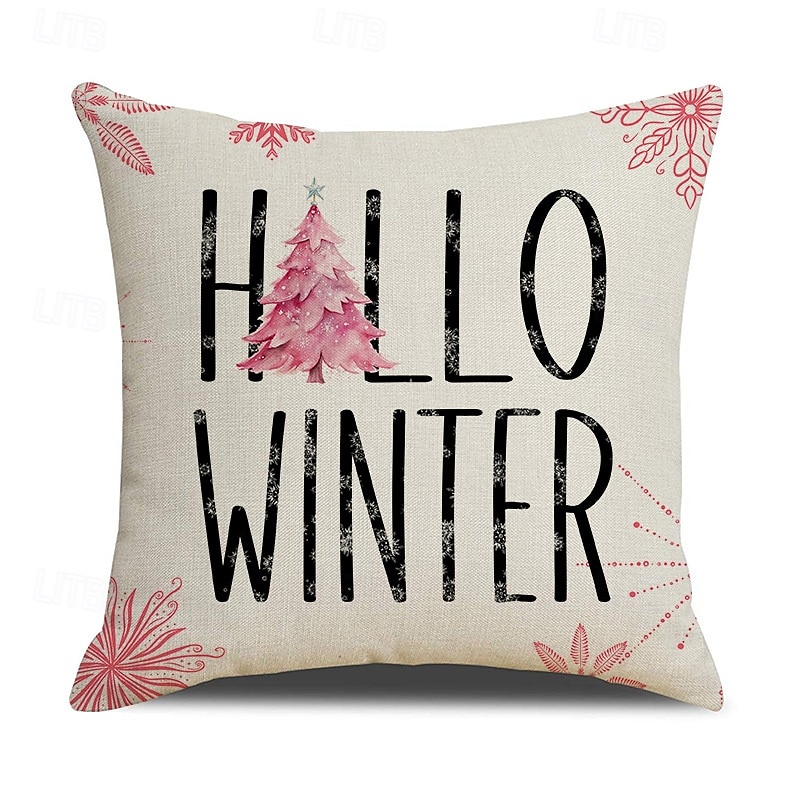 рождественские наволочки, пряничный человечек &Декоративные подушки с алфавитным принтом, праздничные подушки для дивана &домашний декор 2025 - $4.99 –P8
