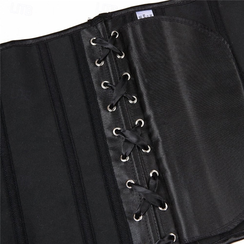 Per donna Corsetto modellante per la vita Intimo Modellante Corsetto sexy Moda Dolce Colore Puro Orlo irregolare Senza schiena Vacanza Streetwear Data Senza Maniche Top con spalle scoperte Nero Rosso del 2026 a $27.99 –P10