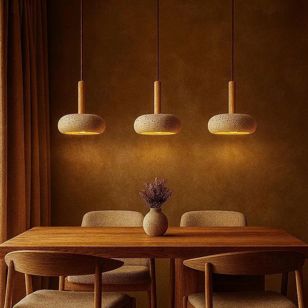 led taklampa 15 cm 1-ljus 3-ljus 3 ljus färg pendel lanterndesign taklampa trä geometrisk vintage vardagsrum sovrum matsal 110-240v 2026 - $151.99 –P4