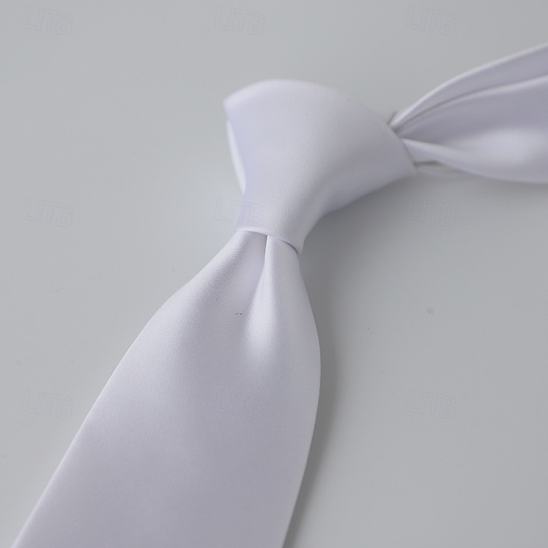 Men's Neckties Fashion Classic Modern Contemporary Plain Wedding Party Daily Wear 2026 - $8.99 –P18