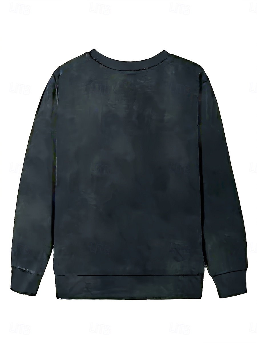 Damen Pullover Sweatshirt Druck Blumen Grafik Mode Lässig Langarm Rundhalsausschnitt Normale Oberteile Straße Alltagskleidung Blau Schwarz Purpur Orange Grün Frühling Herbst Winter 2026 - $29.99 –P5